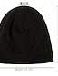 billige Lue lue-Herre Unisex Beanie lue Vinterhatter Luer 骷髅头毛线帽 Strikk lue Svart Vin 100% Acryl Strikket Koselig Dagligdagstøy Ut på byen Ensfarget / vanlig farge Varm
