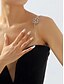 voordelige Damesarmband-elegante vlinder strass schouderketting sieraden voor vrouwen – sprankelende kristal body chain accessoire, perfect voor feest- en avondkleding