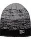 cheap Beanie Hat-Men&#039;s Unisex Beanie Hat Winter Hats Beanies Skull Cap Knit Hat Red khaki Acrylic Fibers Knitted Cozy Daily Wear Going out Color Block Warm