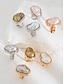 voordelige Dames ringen-barokke parel statement ring voor dames – verstelbaar ontwerp voor elegante en formele gelegenheden