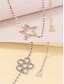 voordelige Damesarmband-elegante vlinder strass schouderketting sieraden voor vrouwen – sprankelende kristal body chain accessoire, perfect voor feest- en avondkleding