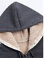 billiga Fleece-fodrade jackor-Dam Vinterkappa Sherpajacka Hoodiejacka Utomhus Gata Dagliga kläder Höst Vinter Normal Täcka Normal Håller värmen Andningsfunktion Stylish Ledigt Jacka Långärmad Slät Med fickor Blixtlås i fullängd