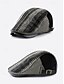 abordables Chapeaux pour hommes-casquette à chevrons pour homme avec lanière en cuir réglable - casquette plate de style vintage, idéale pour les vêtements décontractés et les activités de plein air