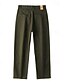 abordables Pantalons élite pour hommes-Homme Pantalon Jogger Pantalon carotte fuselé Avec Poches Couleur Unie Longueur complète Extérieur Vacances Soirée Vacances ancien KakiA Noir Micro-Élastique