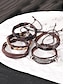 economico Gioielli da uomo-bracciale vintage da uomo in pelle multistrato con ciondoli a forma di piuma e stella, cinturini regolabili per abbigliamento casual, accessori in stile boho per feste e regali