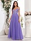 economico Abiti da sposa-Abiti da Ospite di Matrimonio A-Line Abito Elegante per Ospiti di Matrimonio Prom a Lunghezza Completa Senza Maniche Scollo a V Convertibile in Tulle Schiena a V con Ricamo di Paillettes