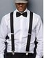 preiswerte Krawatten &amp;amp; Fliegen für Herren-Verstellbares Hosenträger- und Fliege-Set für Herren – klassisches formelles Accessoire für Hochzeiten, Partys und geschäftliche Veranstaltungen