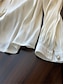 baratos Blusas Simples Femininas-Mulheres Camisa Social Côr Sólida Elegante à moda Casual Manga Longa Gola Alta Tops regulares Trabalho Diário Para Noite Preto Azul Cáqui Bege Verão Primavera Outono