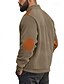 preiswerte Herrenjacken &amp; Herrenmäntel-Herren Leichte Jacke Sommerjacke Cordjacke übergangsjacke Urlaub Täglich Verschleißfest Tasche Frühling &amp; Herbst Farbblock Mode Klassisch Stehkragen Regulär Schwarz Weiß Marineblau Aprikose Kaffee