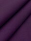 ieftine Costume formale-Costume de afaceri de nuntă de bărbați Costume de întoarcere acasă Costum burgundie strugure formal de culoare solidă cu o croială standard 3 piese cu două nasturi