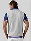 abordables Hauts-Homme T-shirt POLO Grise Manche Courte Top Tenue de golf Vêtements Tenues Porter des vêtements