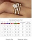 abordables Anillos de mujer-Anillos apilables de oro engastados con circonitas cúbicas de corte ovalado y redondo, elegantes joyas minimalistas para mujeres, perfectas para bodas, compromisos y ocasiones especiales.