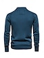 cheap Tops-Men&#039;s Cardigan Sweater Navy Blue Dark Green khaki Long Sleeve Top Golf Attire Clothes Outfits Wear Apparel