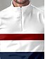 economico Cime-Per uomo POLO Blu scuro Manica lunga Superiore Abbigliamento da golf Abbigliamento Abiti Abbigliamento