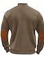 preiswerte Herrenjacken &amp; Herrenmäntel-Herren Leichte Jacke Sommerjacke Cordjacke übergangsjacke Urlaub Täglich Verschleißfest Tasche Frühling &amp; Herbst Farbblock Mode Klassisch Stehkragen Regulär Schwarz Weiß Marineblau Aprikose Kaffee