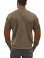 preiswerte Herrenjacken &amp; Herrenmäntel-Herren Leichte Jacke Sommerjacke Cordjacke übergangsjacke Urlaub Täglich Verschleißfest Tasche Frühling &amp; Herbst Farbblock Mode Klassisch Stehkragen Regulär Schwarz Weiß Marineblau Aprikose Kaffee