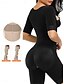billige Shapewear-Dame Formet beklædning Formende trusser NetNightwearNylon Ensfarvet Sort Kakifarvet Forår sommer Efterår vinter