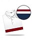 abordables Hauts-Homme T-shirt POLO Bleu de minuit Manche Courte Top Tenue de golf Vêtements Tenues Porter des vêtements