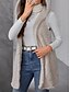 abordables Gilet-Femme Gilet polaire Chaud Respirable Doublé en Polaire Décontractées Plein Vacances Plein Air Usage quotidien Sortie Ouvrir le devant Normal Sweat à capuche Standard Sans Manches Vêtements d&#039;extérieur