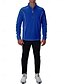 economico Cime-Per uomo POLO Blu Manica lunga Superiore Abbigliamento da golf Abbigliamento Abiti Abbigliamento