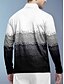 abordables Tapas-Hombre Camisas de polo Negro Manga Larga Camiseta Ropa de golf Ropa Trajes Ropa Ropa