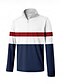 economico Cime-Per uomo POLO Blu scuro Manica lunga Superiore Abbigliamento da golf Abbigliamento Abiti Abbigliamento