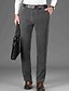 economico Sottile-Per uomo pantaloni della tuta Pantaloni di velluto a coste Pantaloni Chino Bottoni Tasche Tinta unica Comfort Formale Feste Ufficio Di tendenza Classico Nero Grigio scuro Media elasticità