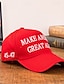 cheap Men&#039;s Hats-Men&#039;s Baseball Cap Trump Hat MAKE AMERICA GREAT AGAIN Sun Hat Black Red Cotton Embroidered Fashion Casual Street Daily Letter American US Flag Adjustable Sunscreen Breathable