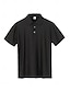 preiswerte Klassisches Poloshirt für Herren-Herren Poloshirts zum Suchbegriff: &quot;Waffel&quot; Golf Poloshirts Arbeit Geschäft Kargen Kurzarm Basic Modern Glatt Knopf Frühling Sommer Regular Fit Dunkelgrün Dunkelbraun Schwarz Weiß Blau Grau