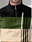economico Cime-Per uomo POLO Verde militare Manica lunga Superiore Abbigliamento da golf Abbigliamento Abiti Abbigliamento