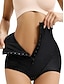 abordables ropa moldeadora-Mujer Fajas Panti Modelador MallaNightwearNailon Color sólido Negro Beige Primavera verano Otoño invierno