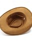 abordables Chapeaux Homme-Homme Chapeau de soleil Chapeau de cowboy Chapeau Fedora Trilby Noir Chameau Laineux Le style rétro Mode 18ème siècle État du Texas du quotidien Le thème de la fête Couleur unie / unie Ecran Solaire