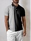 abordables Hauts-Homme T-shirt POLO Noir Manche Courte Top Tenue de golf Vêtements Tenues Porter des vêtements