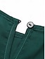 baratos Vestidos para o trabalho-Mulheres Vestido midi Vestido casual Vestido A Line à moda Básico Casual Férias Diário Normal Tecido Sem Manga Gola Redonda Rosa Verde Verão Primavera