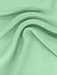 billiga Golvlängd-Grön Kjolspringa  Kolumnblommig Elegant kvällsklänning Strandbröllop Hög slits V-nacke Golvlängd Chiffon 3/4 längd ärm med spets enfärgad