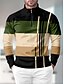 economico Cime-Per uomo POLO Verde militare Manica lunga Superiore Abbigliamento da golf Abbigliamento Abiti Abbigliamento