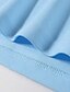 preiswerte Klassisches Poloshirt für Herren-Herren Golfhemd Poloshirts aus Piqué Arbeit Casual Kargen Gerippter Polokragen Kurzarm Basic Modern Farbblock Patchwork Knopf Frühling Sommer Regular Fit Hellblau Schwarz Weiß Burgunderrot Marineblau