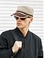 preiswerte Herrenhüte-Herren-Flachhut im Militärstil aus Polyester mit verstellbarem Riemen, lässiger Outdoor-Sonnenhut zum Wandern, Reisen und für den Alltag