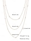 abordables Collier pour femme-collier en or superposé avec des accents de fausses perles – bijoux élégants à longue chaîne pour femmes, parfaits pour les fêtes, les mariages et les événements officiels