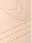 abordables Collier pour femme-collier en or superposé avec des accents de fausses perles – bijoux élégants à longue chaîne pour femmes, parfaits pour les fêtes, les mariages et les événements officiels