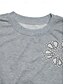 economico Felpe e Sweatshirt Texturizzati-felpa da donna casual semplice strada abbigliamento quotidiano girocollo patchwork manica lunga grigio autunno inverno