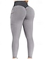 billige Yoga Leggings &amp; Tights-Dame Yogabukser Yoga Leggings Lomme Grunnleggende Rumpeløft Midjekontroll Høy Midje Pilates Treningsøkt Trene Avskårede tights Strømpebukse Mote Svart Blå Fuksia Høst Vinter sport Sportsklær Elastisk
