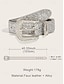 billige Damebelte-rhinestone-utsmykket westernbelte med glitrende spenne, justerbart motebelte for jeans, fester og fritidsklær