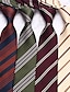 abordables Cravates &amp; Noeuds Papillons Homme-Homme Cravates Mode Entreprise Classique Rayure Fête de Mariage Usage quotidien