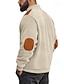 preiswerte Herrenjacken &amp; Herrenmäntel-Herren Leichte Jacke Sommerjacke Cordjacke übergangsjacke Urlaub Täglich Verschleißfest Tasche Frühling &amp; Herbst Farbblock Mode Klassisch Stehkragen Regulär Schwarz Weiß Marineblau Aprikose Kaffee