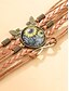 abordables Pulsera de mujer-Pulsera de piel sintética con dije de girasol, diseño trenzado y cita inspiradora: joyería de estilo boho para mujeres, perfecta para regalar y para usar con ropa informal