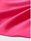 economico Abiti da cocktail-Abiti da Cocktail A-Line Matrimonio in Spiaggia Abito Elegante Formale Lunghezza Tea Senza Maniche Spalle Scoperte Matrimonio d&#039;Autunno Ospite di Matrimonio Chiffon Elasticizzato con Arricciature