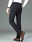 economico Sottile-Per uomo pantaloni della tuta Pantaloni di velluto a coste Pantaloni Chino Bottoni Tasche Tinta unica Comfort Formale Feste Ufficio Di tendenza Classico Nero Grigio scuro Media elasticità