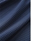preiswerte Klassisches Poloshirt für Herren-Herren Poloshirts zum Suchbegriff: &quot;Waffel&quot; Golf Poloshirts Arbeit Geschäft Kargen Kurzarm Basic Modern Glatt Knopf Frühling Sommer Regular Fit Dunkelgrün Dunkelbraun Schwarz Weiß Blau Grau