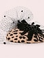 ieftine Fascinatoare și pălării-Accesoriu de Păr Lână Pălărie cu farfurie Pălărie cu Pastile Kentucky Derby Cursă de cai Ziua Doamnelor Cupa Melbourne cocktail Elegant Cu Funde Mărgele Diadema Articole Pentru Cap